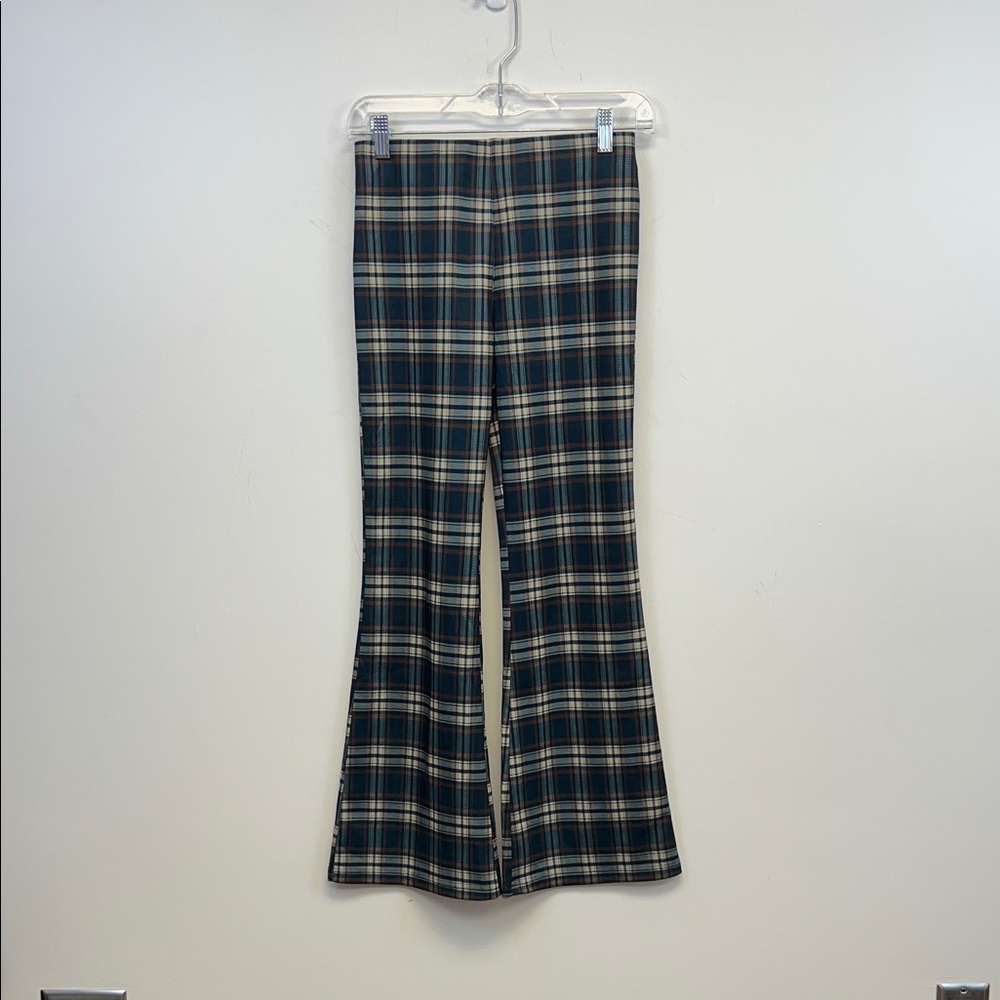 Hello Franki Plaid Youth Girls Dress Pants Size 12